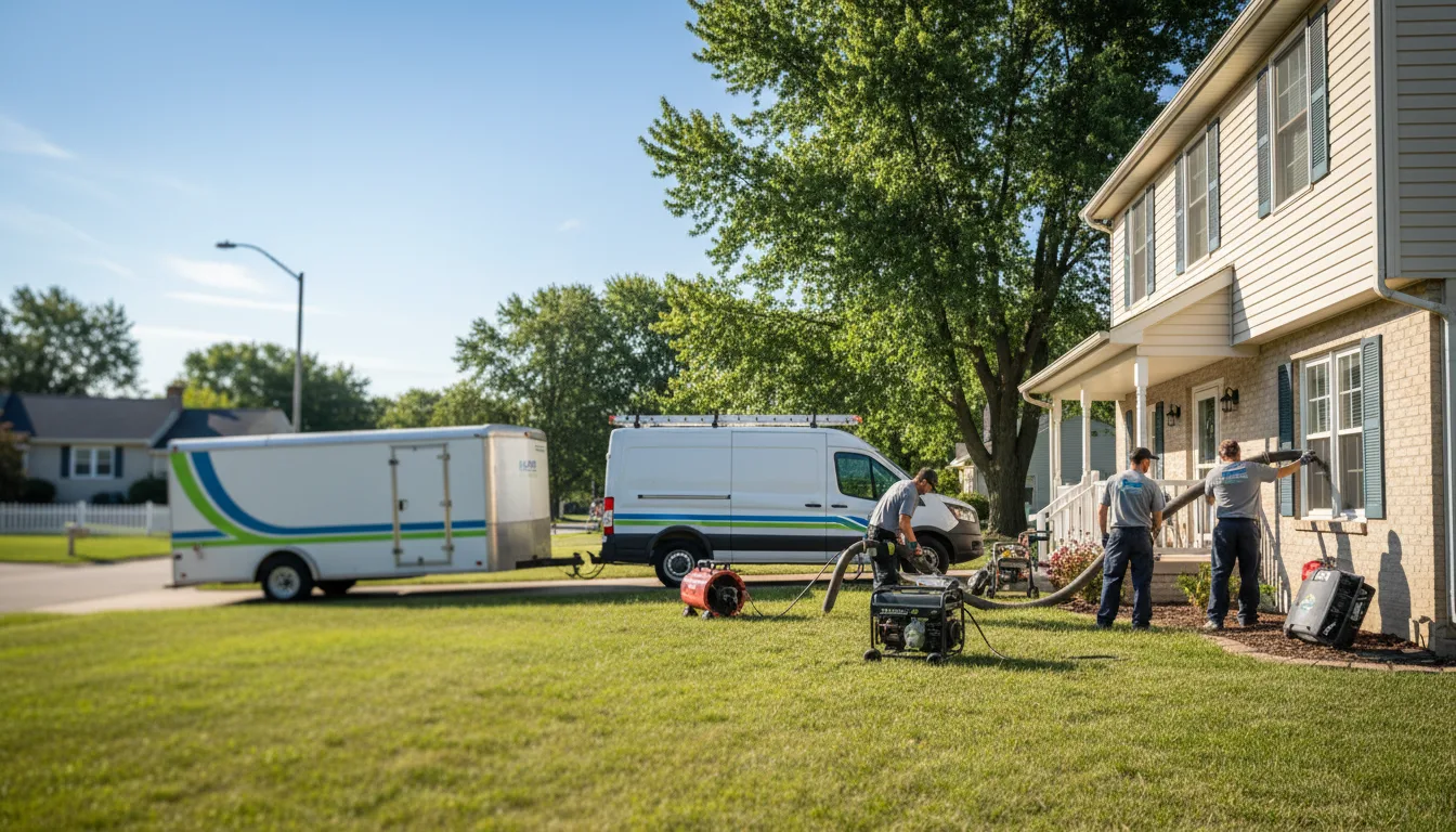 Flooded Basement Restoration And Cleanup With Repair in Mauckport, IN near me